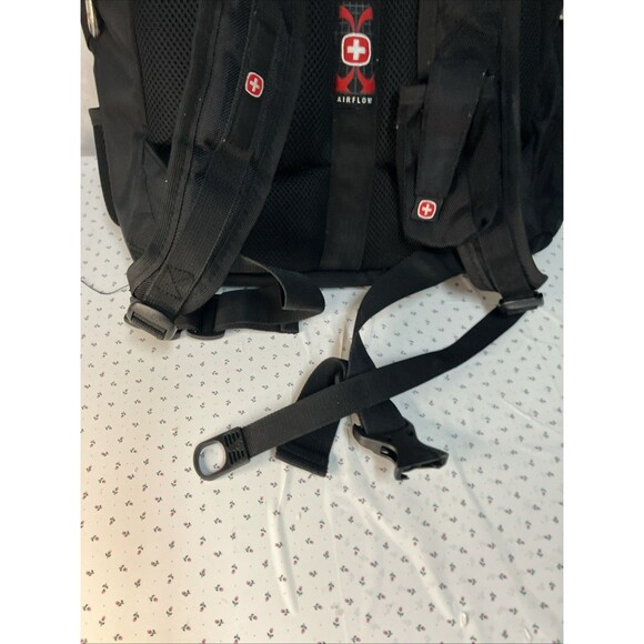 Swissgear By Wenger Pre 2014 Model Airflow Black Backpack Laptop Travel Large - Picture 16 of 16